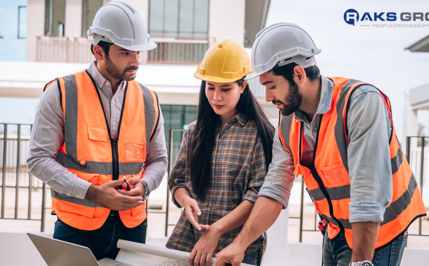 skilled construction workers