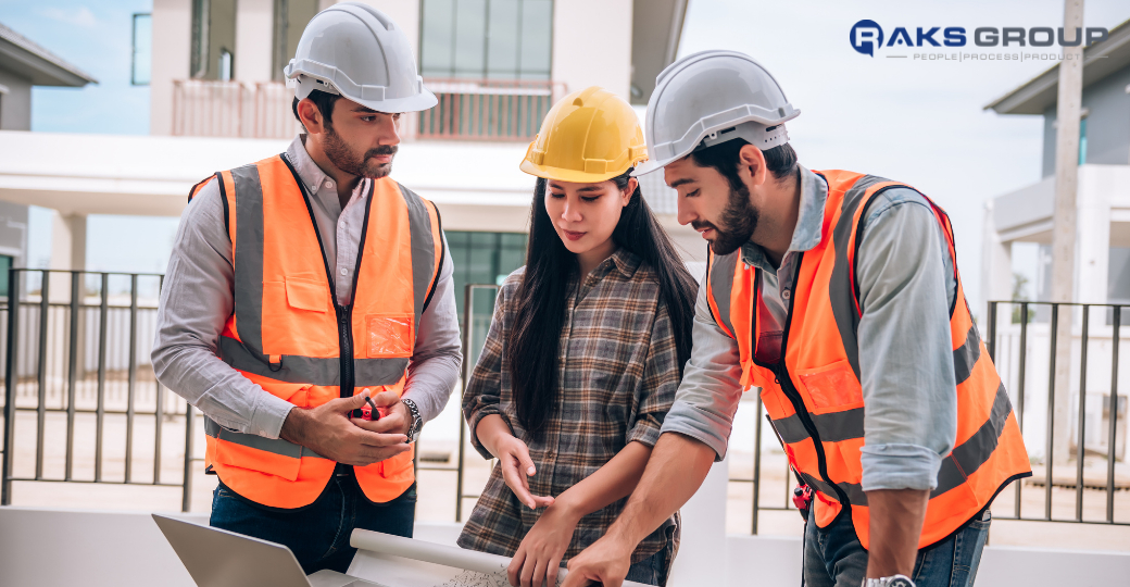 skilled construction workers