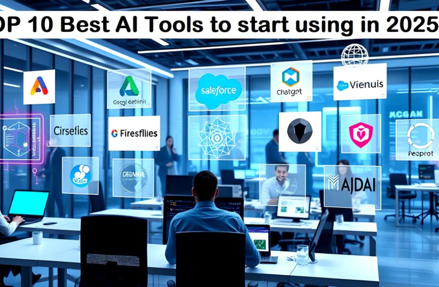 Top 10 AI tools to start using