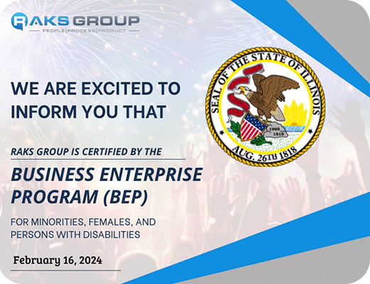 Raks Group LLC gets Illinois Minority Business Certification